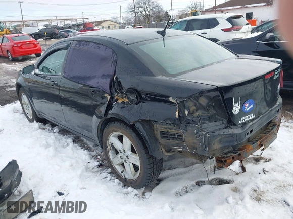 2013 Dodge Avenger SE with VIN 1C3CDZAB3DN564342, listed as a IAAI auction lot 41192817 with 159,216 mi miles and . Bid and sale history available at DreamBid. Image 3.