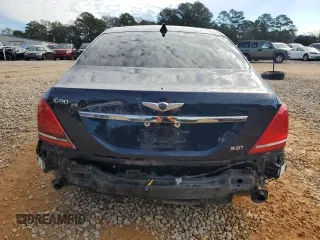 2019 Genesis G90 3.3T Premium with VIN KMTF34JA2KU056535, listed as a Copart auction lot 88347195 with 0 mi miles and Salvage Title. Bid and sale history available at carsss.com. Image 6.