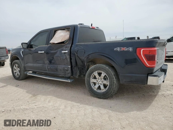 2023 Ford F-150 XL with VIN 1FTFW1E83PFB53217, listed as a Copart auction lot 50497895 with 43,095 mi miles and Salvage Title. Bid and sale history available at carsss.com. Image 2.