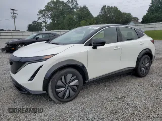 2023 Nissan ARIYA Venture+ with VIN JN1BF0AA1PM402775, listed as a Copart auction lot 70661434 with 36,493 mi miles and Salvage Title. Bid and sale history available at carsss.com. Image 1.