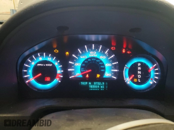 2011 Ford Fusion SEL with VIN 3FAHP0JA8BR179984, listed as a Copart auction lot 54358945 with 183,064 mi miles and Salvage Title. Bid and sale history available at DreamBid. Image 9.