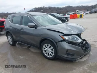 2017 Nissan Rogue SL with VIN JN8AT2MV4HW258998, listed as a IAAI auction lot 41623458 with 76,904 mi miles. Bid and sale history available at carsss.com. Image 1.