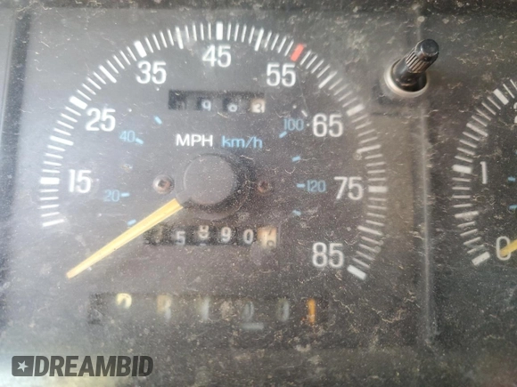 1989 Ford Bronco XL with VIN 1FMEU15N6KLB03828, listed as a Copart auction lot 48118625 with 258,907 mi miles and Salvage Title. Bid and sale history available at DreamBid. Image 9.