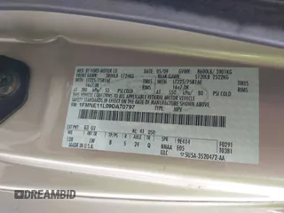 2009 Ford Econoline Passenger XL с VIN 1FMNE11L09DA70797, выставлен на аукционе IAAI как лот 42512127 с пробегом 180 509 миль миль и . История ставок и продаж доступна на DreamBid. Изображение 9.