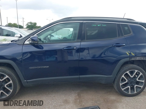 2018 Jeep Compass Limited with VIN 3C4NJDCB8JT206081, listed as a IAAI auction lot 42400790 with 127,931 mi miles and . Bid and sale history available at DreamBid. Image 13.