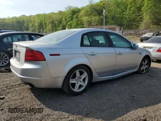 2004 Acura TL with VIN 19UUA66214A014100, listed as a Copart auction lot 53658695 with 265,931 mi miles and Salvage Title. Bid and sale history available at carsss.com. Image 3.
