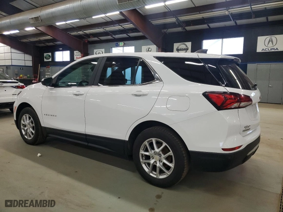 2022 Chevrolet Equinox LT with VIN 3GNAXUEV2NL138670, listed as a Copart auction lot 53287175 with 276,910 mi miles and Clean Title. Bid and sale history available at carsss.com. Image 2.