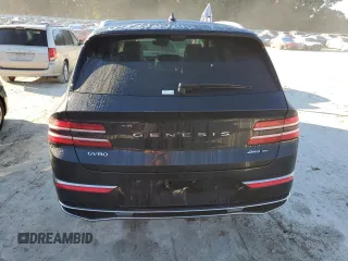 2025 Genesis GV80 Prestige with VIN KMUHEESC3SU218547, listed as a Copart auction lot 81136884 with 5,619 mi miles and Salvage Title. Bid and sale history available at DreamBid. Image 6.