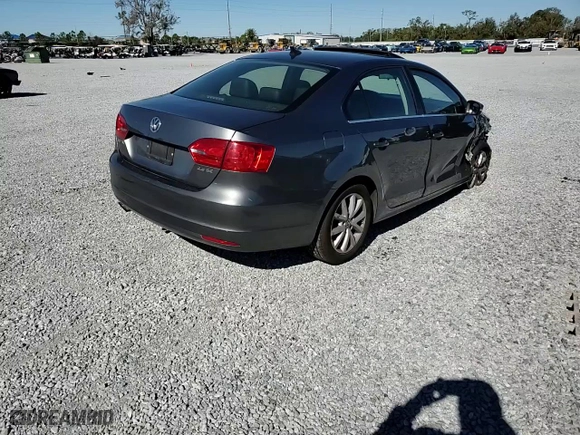 2013 Volkswagen Jetta Sedan SE w/Convenience/Sunroof with VIN 3VWDX7AJXDM422564, listed as a Copart auction lot 87111564 with 161,491 mi miles and Salvage Title. Bid and sale history available at carsss.com. Image 10.