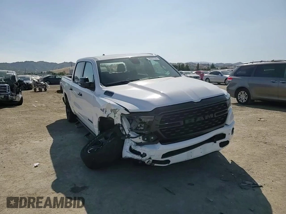 2023 Ram 1500 Big Horn with VIN 1C6SRFFT5PN652314, listed as a Copart auction lot 59323735 with 28,721 mi miles and Salvage title. Bid and sale history available at DreamBid. Image 13.