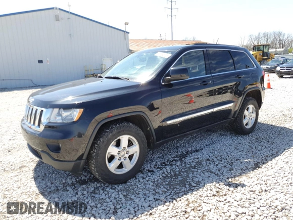 2012 Jeep Grand Cherokee Laredo with VIN 1C4RJFAG3CC347280, listed as a Copart auction lot 51984805 with 126,530 mi miles and Salvage Title. Bid and sale history available at carsss.com. Image 1.