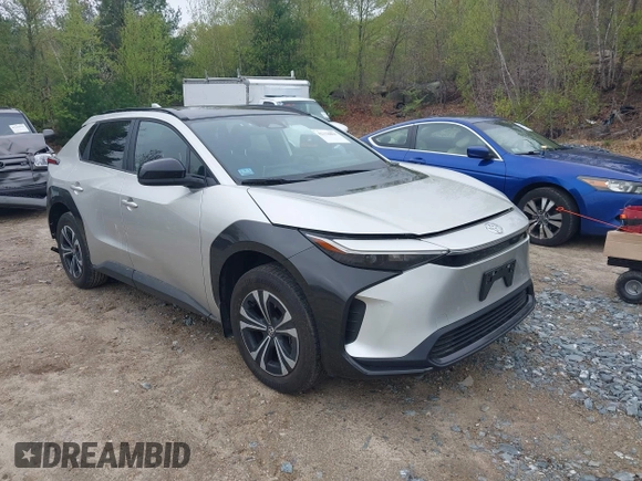 2024 Toyota bZ4X XLE with VIN JTMABACA2RA070129, listed as a IAAI auction lot 42158861 with 12,269 mi miles and . Bid and sale history available at DreamBid. Image 1.