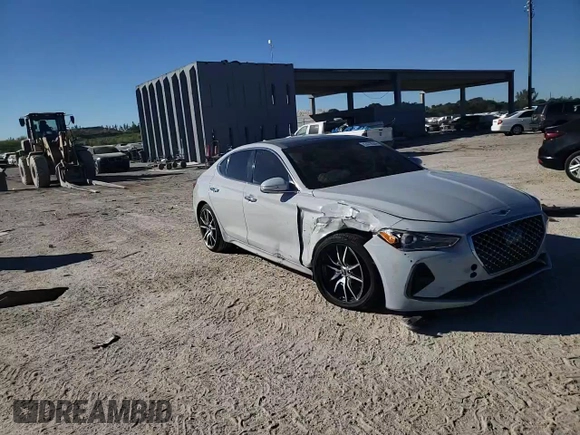 2020 Genesis G70 2.0T with VIN KMTG44LA1LU045400, listed as a Copart auction lot 83072684 with 56,380 mi miles and Non repairable. Bid and sale history available at DreamBid. Image 11.