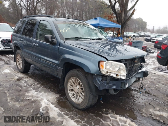2004 Jeep Grand Cherokee Limited with VIN 1J8GW58J14C139431, listed as a IAAI auction lot 41519523 with 130,398 mi miles and . Bid and sale history available at DreamBid. Image 1.