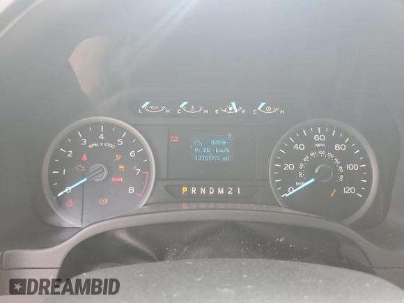 2020 Ford F-150 XL with VIN 1FTEW1EB6LFA98814, listed as a Copart auction lot 60810255 with 137,672 mi miles and Salvage title. Bid and sale history available at DreamBid. Image 9.