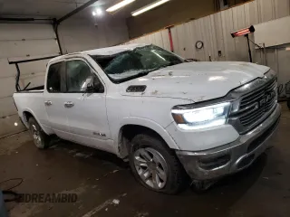 2020 Ram 1500 Laramie with VIN 1C6SRFDT6LN303837, listed as a Copart auction lot 86339224 with 87,515 mi miles and Salvage Title. Bid and sale history available at carsss.com. Image 4.