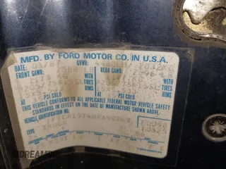 1987 Ford Ranger with VIN 1FTCR15T4HPA90767, listed as a IAAI auction lot 41637213 with 59,437 mi miles. Bid and sale history available at carsss.com. Image 9.