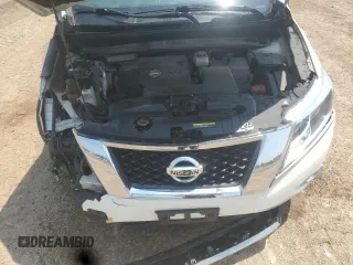 2015 Nissan Pathfinder SL z VIN 5N1AR2MMXFC652386, wystawiony jako Copart lot #59225715 z przebiegiem 76 089 mil mil oraz Szkoda całkowita • Salvage title. Historia ofert i sprzedaży dostępna na DreamBid. Obrazek 11.