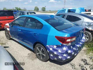 2023 Subaru Impreza Premium with VIN 4S3GKAV61P3600871, listed as a Copart auction lot 54478595 with 27,697 mi miles and Salvage title. Bid and sale history available at DreamBid. Image 2.