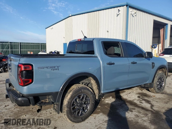2024 Ford Ranger XLT with VIN 1FTER4HH0RLE02805, listed as a Copart auction lot 86815554 with 11,958 mi miles and Salvage Title. Bid and sale history available at carsss.com. Image 3.