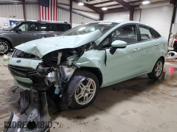 2017 Ford Fiesta SE with VIN 3FADP4BJ1HM130345, listed as a Copart auction lot 53096195 with 10,615 mi miles and Salvage Title. Bid and sale history available at carsss.com. Image 1.