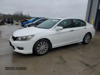 2014 Honda Accord Sedan EX-L with VIN 1HGCR2F88EA044827, listed as a Copart auction lot 51655035 with 148,624 mi miles and Salvage Title. Bid and sale history available at carsss.com. Image 1.