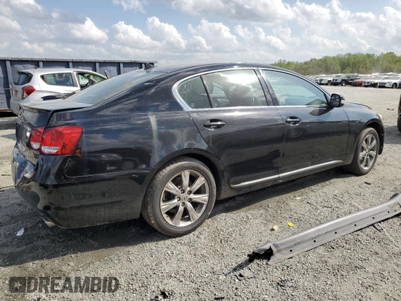 2009 Lexus GS 350 with VIN JTHCE96S090023169, listed as a Copart auction lot 51542245 with 107,598 mi miles and Salvage Title. Bid and sale history available at carsss.com. Image 3.