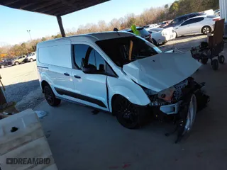 2020 Ford Transit Connect Van XLT with VIN NM0LS7F27L1449440, listed as a IAAI auction lot 41622481 with 1 mi miles. Bid and sale history available at carsss.com. Image 1.