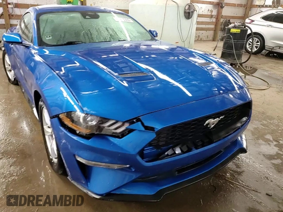 2021 Ford Mustang EcoBoost with VIN 1FA6P8TH5M5117612, listed as a Copart auction lot 45970355 with 42,379 mi miles and Salvage title. Bid and sale history available at DreamBid. Image 13.