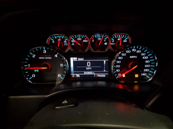 2014 Chevrolet Silverado 1500 LT with VIN 3GCUKREH3EG188885, listed as a Copart auction lot 41731695 with 240,895 mi miles and Salvage Title. Bid and sale history available at carsss.com. Image 9.