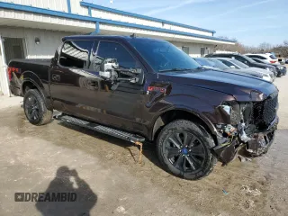 2019 Ford F-150 XL with VIN 1FTEW1E40KFB45531, listed as a Copart auction lot 48167455 with 108,434 mi miles and Salvage Title. Bid and sale history available at carsss.com. Image 4.
