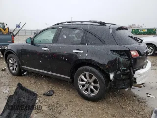 2007 Infiniti FX35 with VIN JNRAS08W97X208841, listed as a Copart auction lot 48687834 with 0 mi miles and Salvage Title. Bid and sale history available at carsss.com. Image 2.