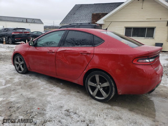 2013 Dodge Dart GT with VIN 1C3CDFCB2DD325091, listed as a Copart auction lot 45110635 with 142,583 mi miles and Salvage Title. Bid and sale history available at carsss.com. Image 2.