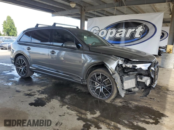 2022 Audi Q7 Prestige with VIN WA1VXBF72ND014963, listed as a Copart auction lot 59205275 with 41,754 mi miles and Salvage title. Bid and sale history available at DreamBid. Image 4.