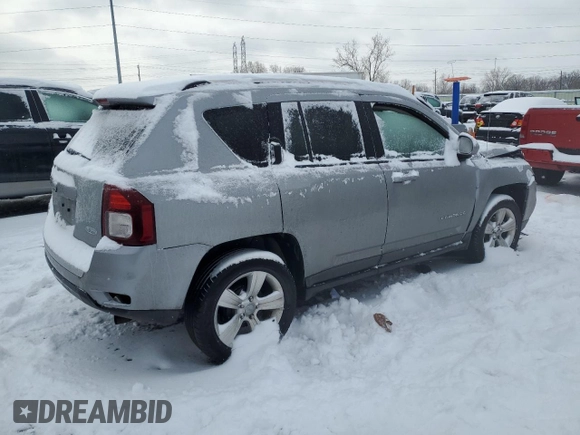 2015 Jeep Compass High Altitude Edition with VIN 1C4NJCEA8FD264154, listed as a Copart auction lot 43835095 with 156,285 mi miles and Salvage Title. Bid and sale history available at carsss.com. Image 3.