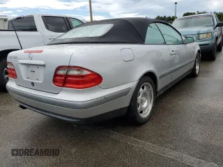 1999 Mercedes-Benz CLK 320/430 with VIN WDBLK65GXXT023566, listed as a Copart auction lot 73857834 with Not Provided miles and Salvage Title. Bid and sale history available at DreamBid. Image 3.