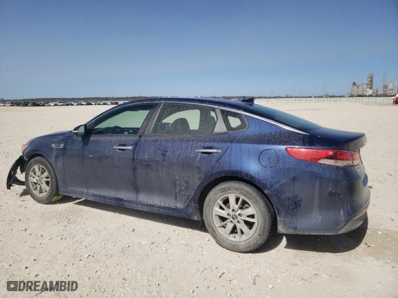 2018 Kia Optima LX with VIN 5XXGT4L36JG217345, listed as a Copart auction lot 47450205 with 124,796 mi miles and Salvage Title. Bid and sale history available at carsss.com. Image 2.