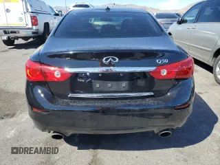 2014 Infiniti Q50 Hybrid Sport with VIN JN1AV7AP7EM692142, listed as a Copart auction lot 49539565 with 157,918 mi miles and Salvage Title. Bid and sale history available at carsss.com. Image 6.