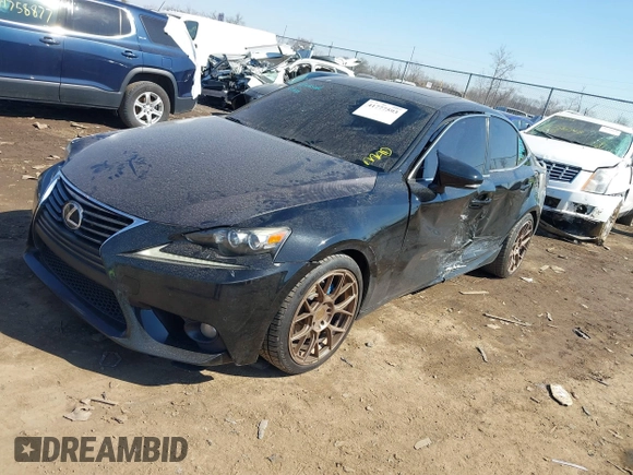 2014 Lexus IS with VIN JTHBF1D24E5040227, listed as a IAAI auction lot 41777593 with 160,991 mi miles. Bid and sale history available at carsss.com. Image 2.