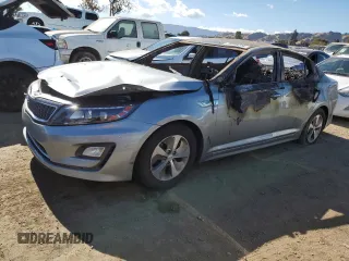 2014 Kia Optima Hybrid LX with VIN KNAGM4AD1E5066527, listed as a Copart auction lot 76499204 with Not Provided miles and Non Repairable. Bid and sale history available at carsss.com. Image 1.