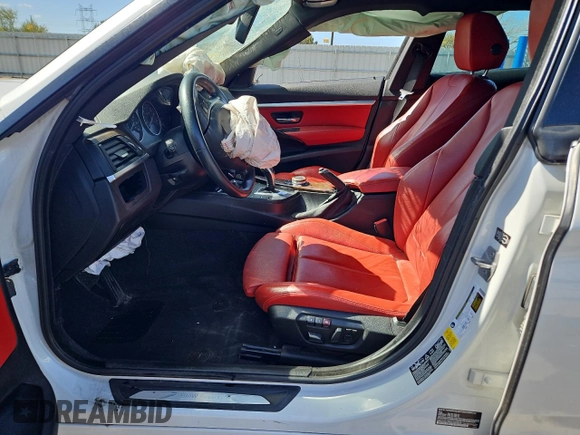 2015 BMW 3 Series GT 328i Gran Turismo xDrive with VIN WBA3X5C50FD560628, listed as a Copart auction lot 52111655 with Not Provided miles and Salvage Title. Bid and sale history available at DreamBid. Image 7.