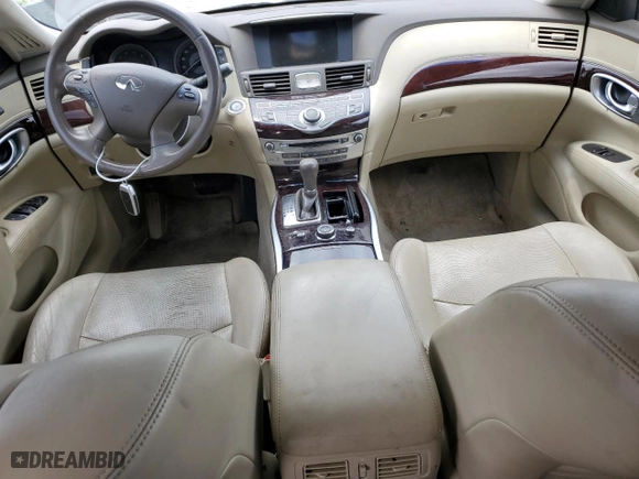 2013 Infiniti M37 with VIN JN1BY1AR8DM603123, listed as a Copart auction lot 64173564 with 195,559 mi miles and Non Repairable. Bid and sale history available at carsss.com. Image 8.