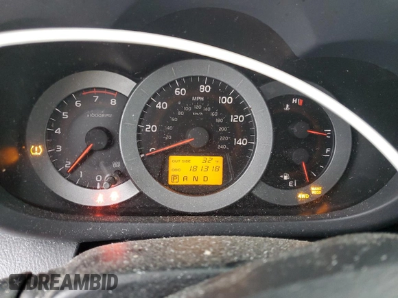 2008 Toyota RAV4 Sport with VIN JTMBK32VX85041182, listed as a Copart auction lot 42483695 with 181,318 mi miles and Salvage Title. Bid and sale history available at carsss.com. Image 9.