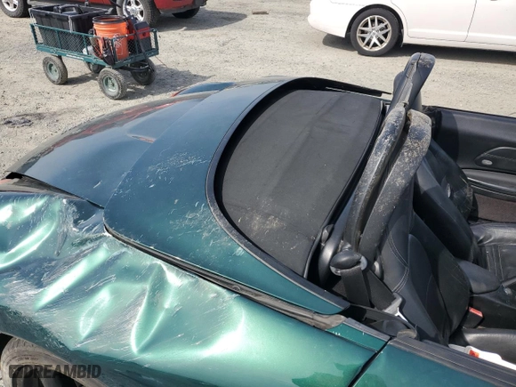 2001 Porsche Boxster with VIN WP0CA29861U621171, listed as a Copart auction lot 53575995 with 0 mi miles and Clean Title. Bid and sale history available at carsss.com. Image 10.