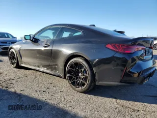 2025 BMW M4 Competition xDrive with VIN WBS33HK07SCT59324, listed as a Copart auction lot 41611245 with 2,505 mi miles and Salvage Title. Bid and sale history available at carsss.com. Image 2.