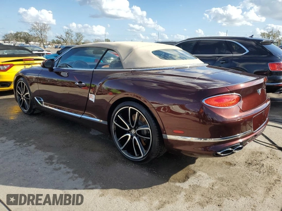 2020 Bentley Continental GT GT V8 z VIN SCBDG4ZGXLC078411, wystawiony jako Copart lot #75412244 z przebiegiem Nie podano mil oraz Nie do naprawy • Non repairable. Historia ofert i sprzedaży dostępna na DreamBid. Obrazek 2.