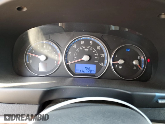 2007 Hyundai Santa Fe SE with VIN 5NMSH13E97H022541, listed as a Copart auction lot 64692595 with 172,748 mi miles and Salvage title. Bid and sale history available at DreamBid. Image 9.