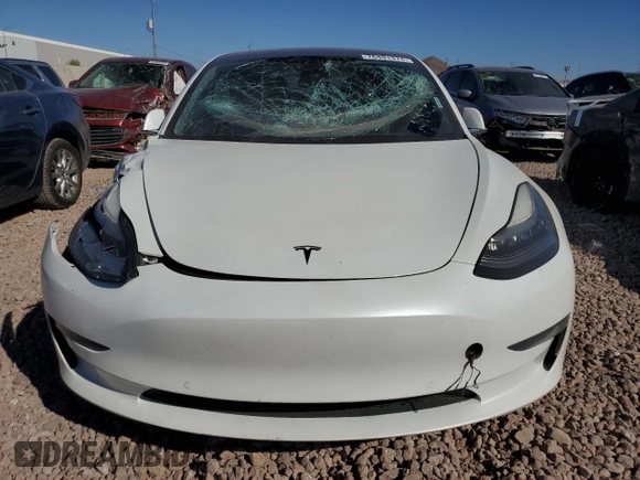 2020 Tesla Model 3 Standard Range Plus with VIN 5YJ3E1EA4LF799597, listed as a Copart auction lot 76401374 with 77,506 mi miles and Salvage Title. Bid and sale history available at DreamBid. Image 5.