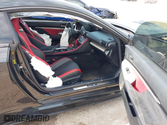 2022 Lexus RC F with VIN JTHDP5BC4N5008628, listed as a IAAI auction lot 41909560 with 40,367 mi miles and . Bid and sale history available at DreamBid. Image 5.