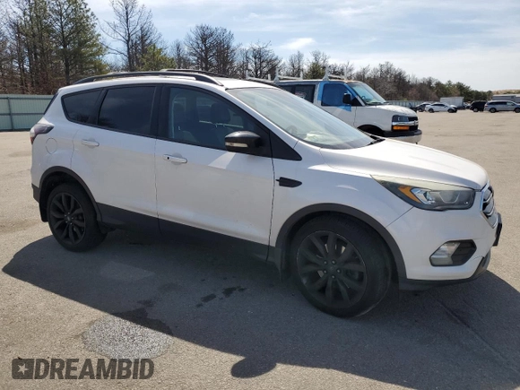2017 Ford Escape Titanium with VIN 1FMCU9J90HUB19038, listed as a Copart auction lot 53947575 with 94,462 mi miles and Salvage Title. Bid and sale history available at carsss.com. Image 4.